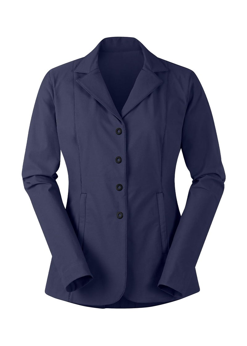 Kerrits Stretch Competitor Koat 4-Snap Navy Size: L - Image 1